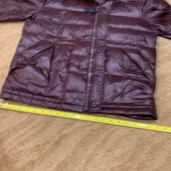 J Crew Jacket Mens Medium Dark Purple Puffer Insulated Coat Outerwear - Picture 13 of 16